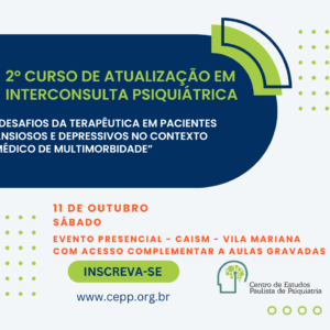 [1807] - 2º Curso de Atualização em Interconsulta Psiquiátrica