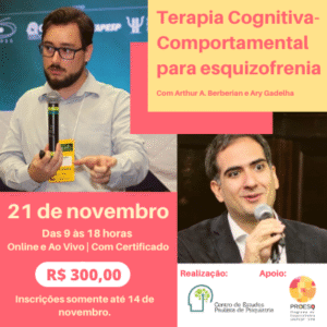 Atualização on-line: Terapia Cognitiva-Comportamental para esquizofrenia