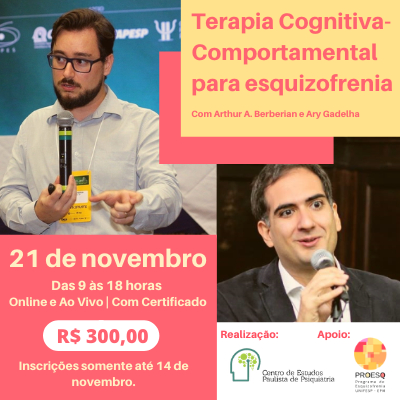 Atualização on-line: Terapia Cognitiva-Comportamental para esquizofrenia